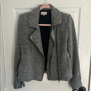 LOFT Women's Moto style Gray Jacket